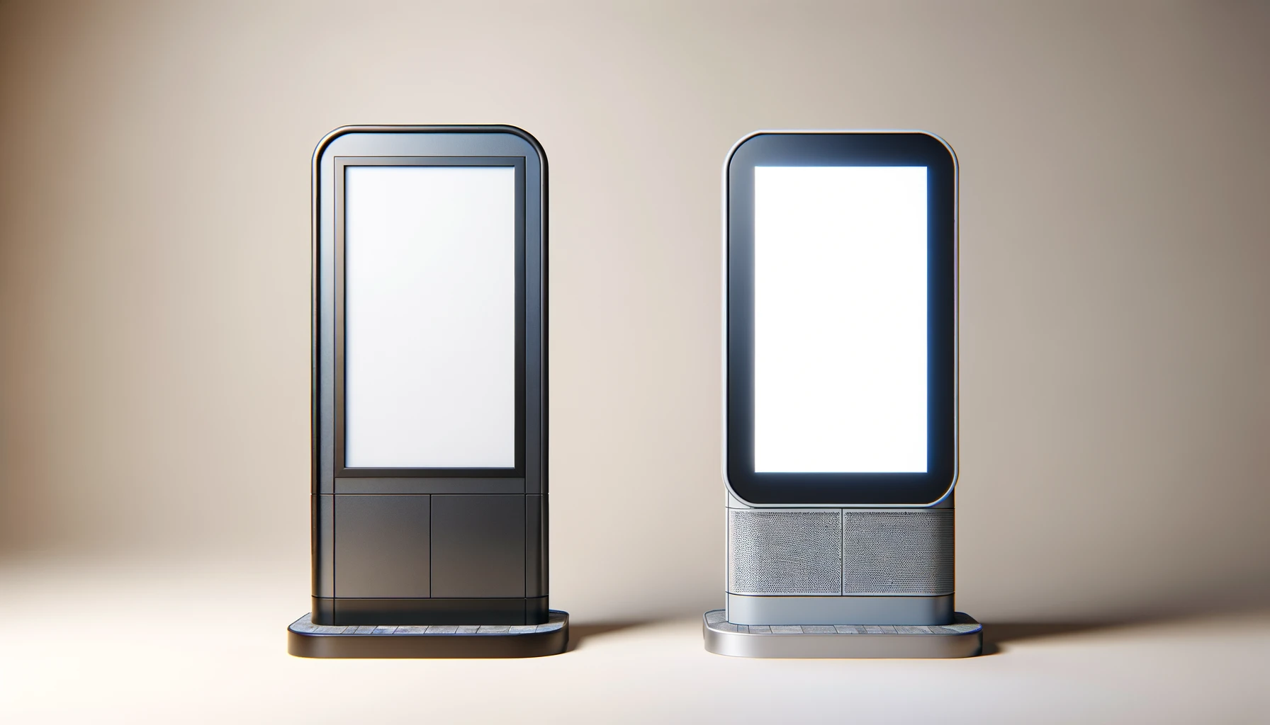 Totem Est&aacute;tico vs. Totem Digital: Qual Escolher para Sua Campanha?