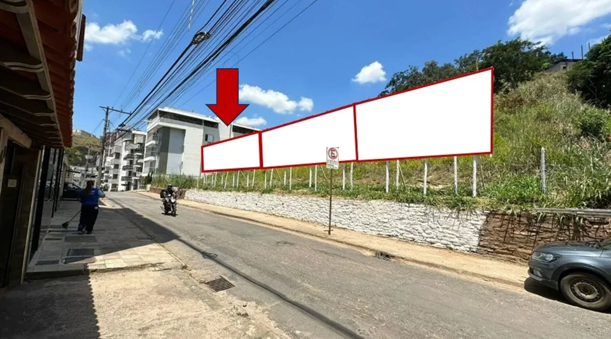 ponte-nova-cidade-outdoor-placa-painel-comunicacao-visual-publicidade-impulso-house-av-carlos-marques-guarapiranga-placa-tripla-3556cs